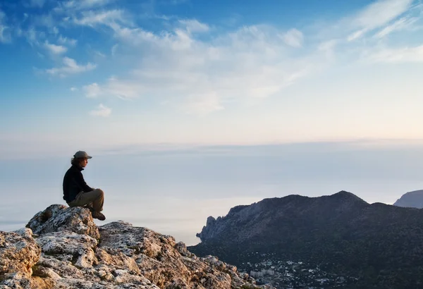 En la cima del mundo — Foto de Stock