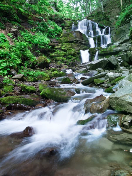 Woodland waterfall — Stock Photo, Image