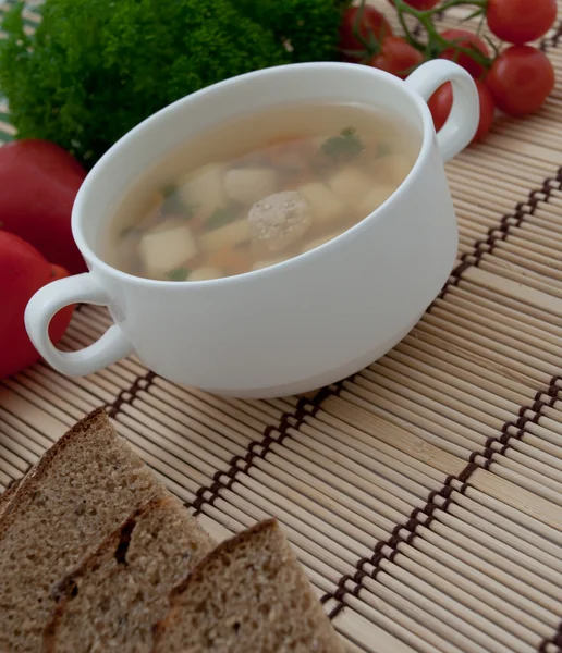 Frische Suppe — Stockfoto