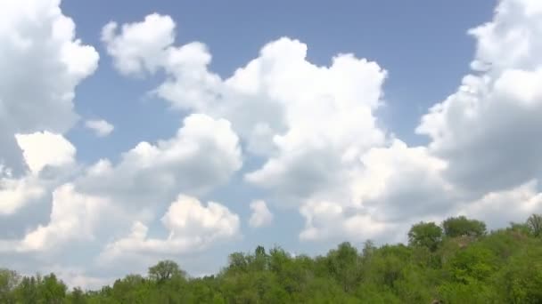 Zeitraffer im Wolkenbild — Stockvideo