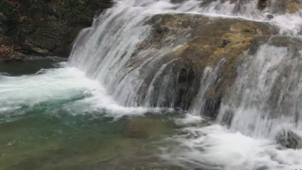 Beautiful mountain stream — Stock Video