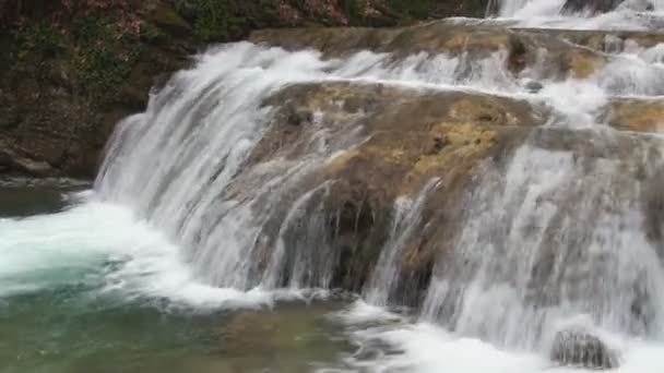 Beautiful mountain stream — Stock Video