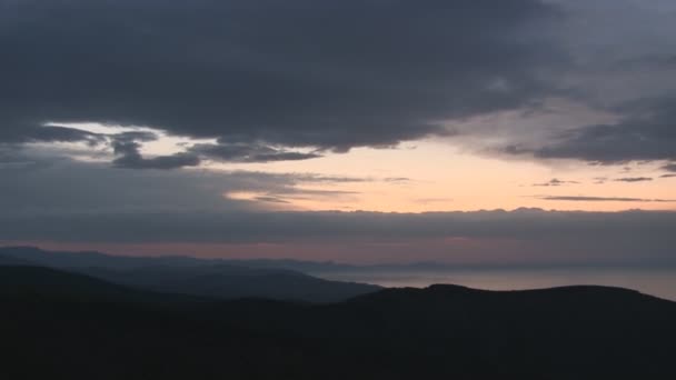 Tijd verstrijken van zonsopgang — Stockvideo