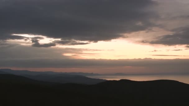 Lapso de tiempo del amanecer — Vídeo de stock