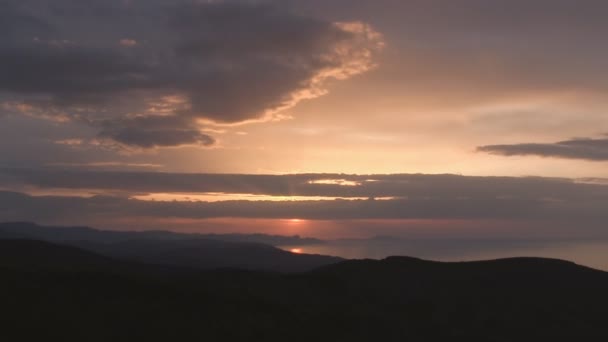 Tempo de Caducidade do Pôr do Sol. — Vídeo de Stock