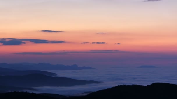 Lapso de tempo do nascer do sol — Vídeo de Stock