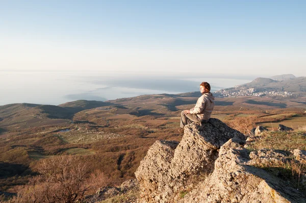 Στην κορυφή του κόσμου — Φωτογραφία Αρχείου