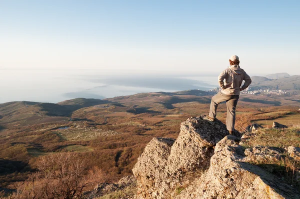 En la cima del mundo — Foto de Stock