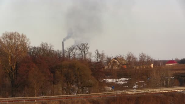 Luchtverontreiniging — Stockvideo