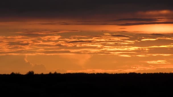 Zonsondergang — Stockvideo