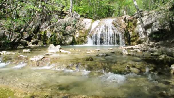 Beau ruisseau de montagne — Video