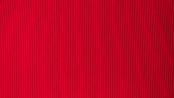 Leuchtend Roter Gesättigter Hintergrund Aus Volumetrischem Streifengewebe Hochwertiges Foto — Stockfoto