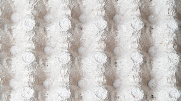 Nahaufnahme Weißes Eiergitter Hintergrund Dreidimensionale Muster Mit Ausbuchtungen — Stockfoto