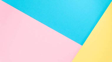 Geometrik şekillerde üç rengin çok renkli arka planı. Yüksek kalite fotoğraf