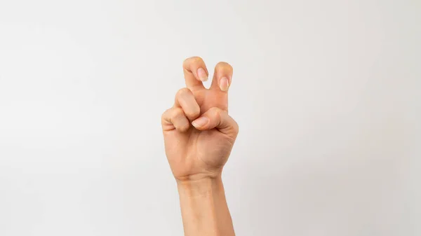 Sign Language Deaf Dumb Phrase Quote High Quality Photo — Foto Stock