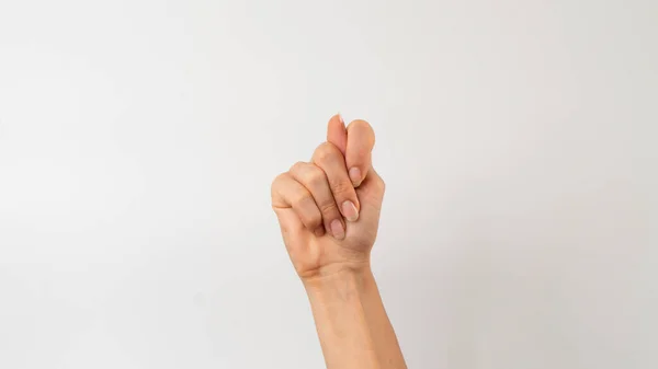 Sign Language Deaf Dumb People English Letter High Quality Photo — Stockfoto