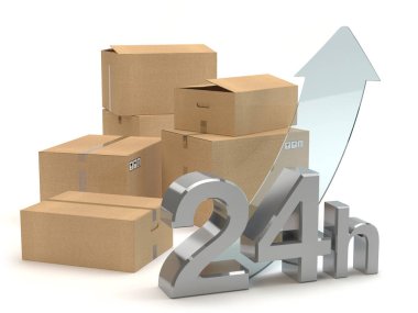 Hızlı teslimat - 24 saat, 3 boyutlu resimleme