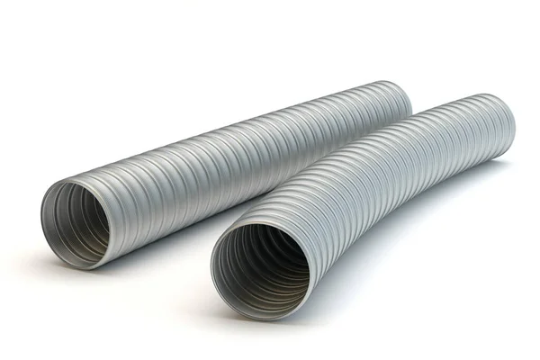 Aluminium Air Tubes Illustration Stock Image