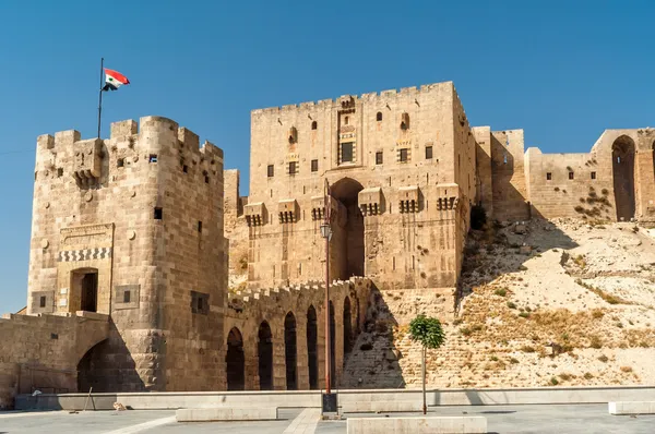 Цитадель Алеппо Стоковое Изображение