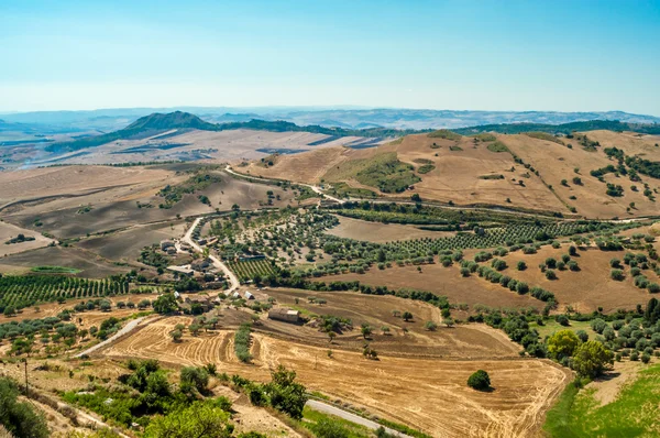 Vista en Nature Sicily — Foto de Stock