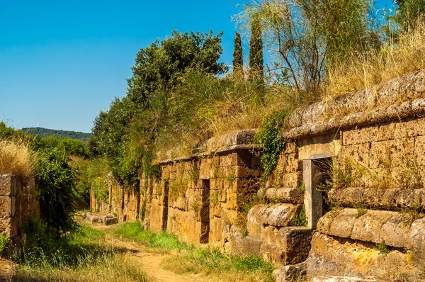 Cerveteri mezarlar — Stok fotoğraf