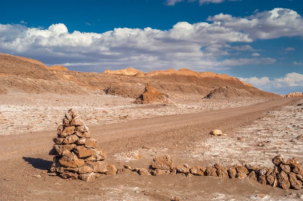 Route dans le désert — Photo