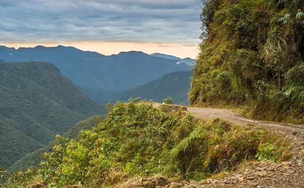 Estrada da Morte para Coroico — Fotografia de Stock