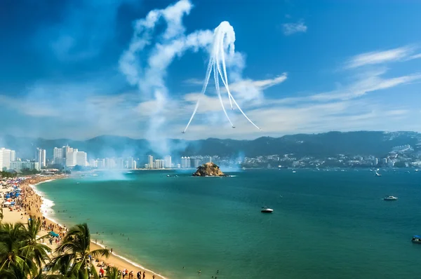 Air Show in Acapulco — Stock Photo, Image