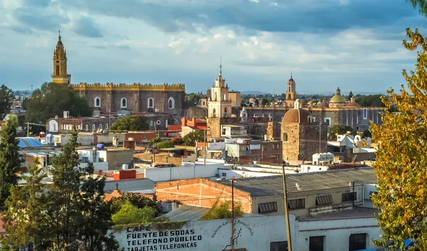 Zobrazit na klášter san gabriel Cholula — Stock fotografie