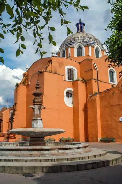 Kościół w tlaxcala — Zdjęcie stockowe