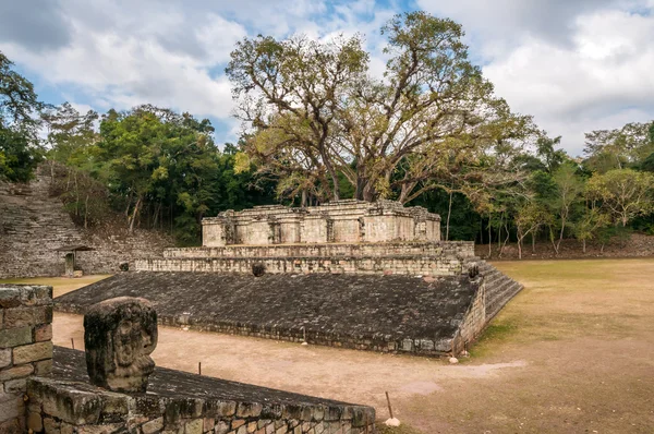 Ball Court in Copan Ruins — Stock Photo, Image