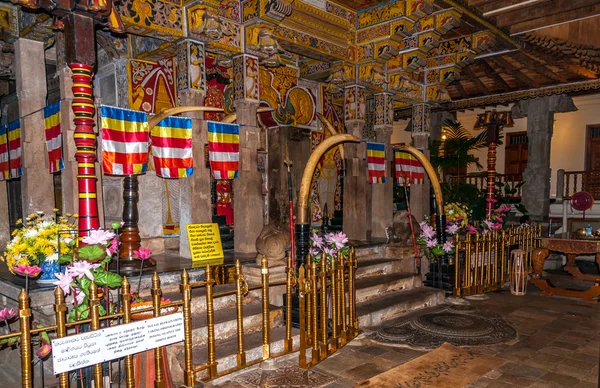Inside in Kandy Temple — Stock Photo, Image