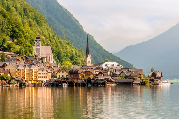 Paisagem hallstatt — Fotografia de Stock