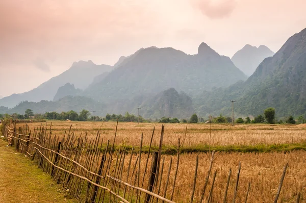 Laos krajobraz — Zdjęcie stockowe