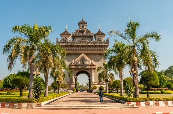 Patuxai Gate à Vientiane City — Photo