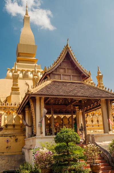 Pha That Luang en la ciudad de Vientiane — Foto de Stock