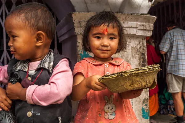 Children in Kathmandu — Stock Photo, Image
