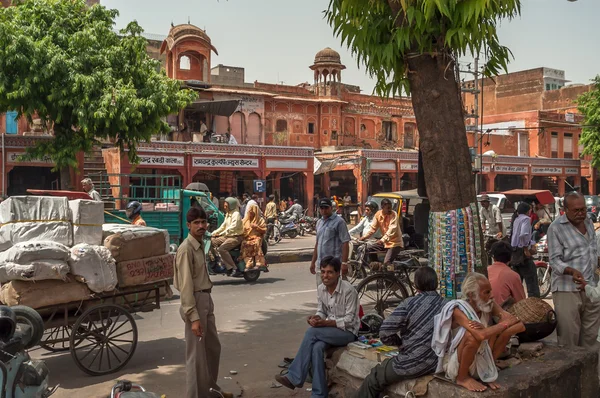 Nas ruas de Jaipur — Fotografia de Stock