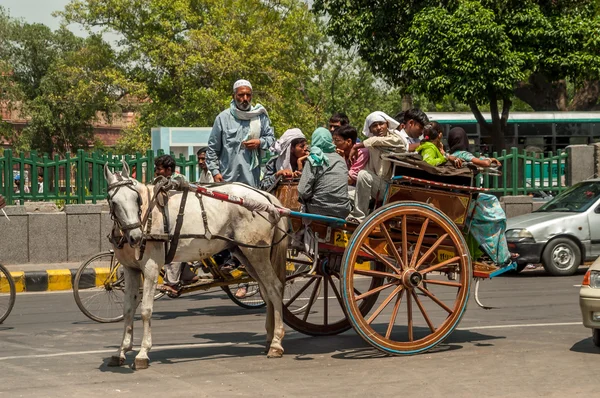 Tráfego em Delhi — Fotografia de Stock