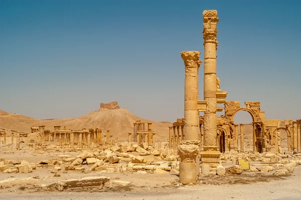 Palmyra tempel ruïnes — Stockfoto