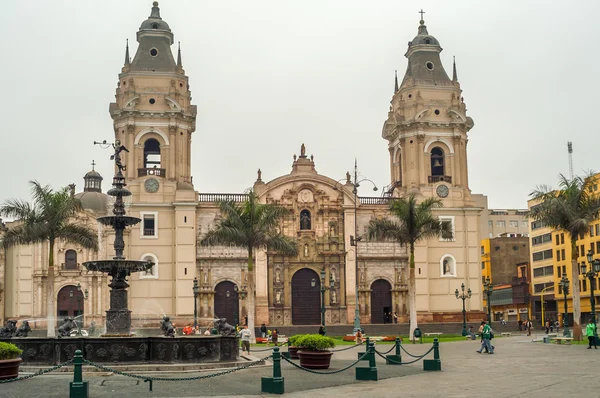 Kathedrale von Lima — Stockfoto