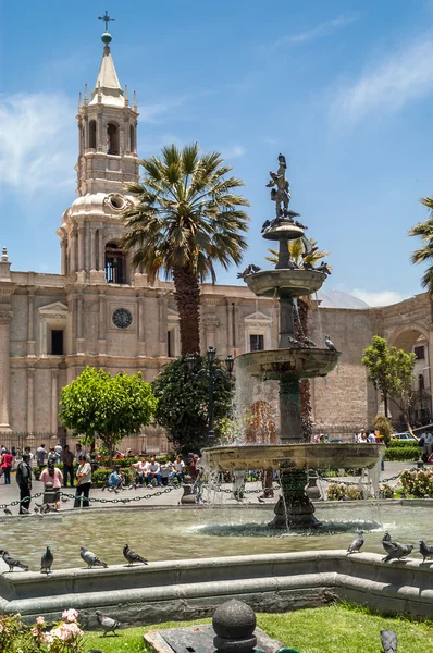 Katedrála arequipa — Stock fotografie