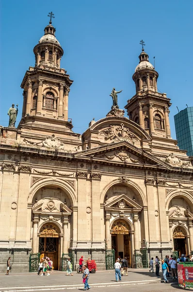 Catedral metropolitana de santiago — Fotografia de Stock