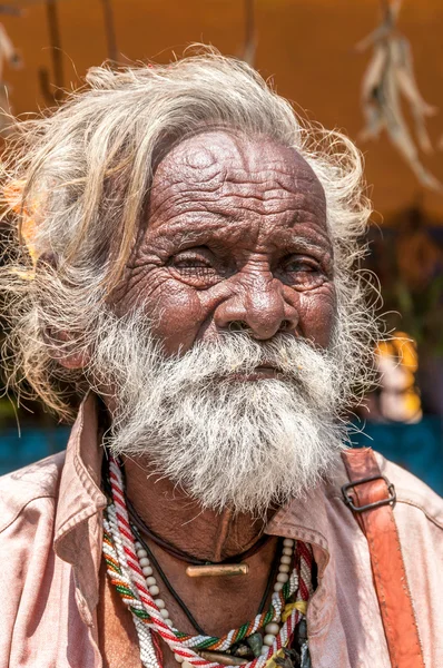 Old Man from Mamallapuram — Stock Photo, Image