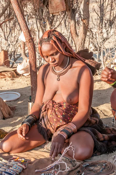 Himba Frau — Stockfoto
