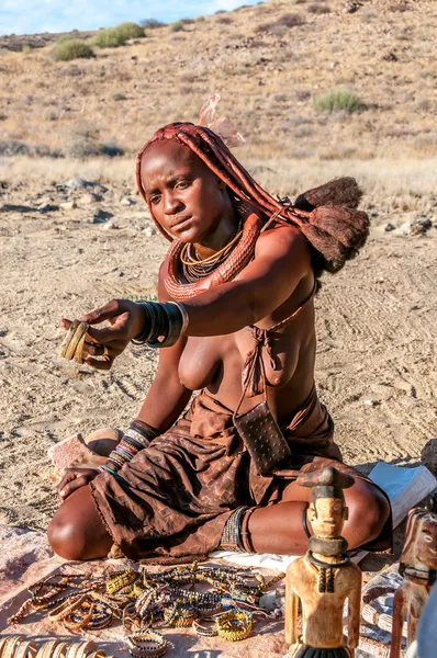 Himba vrouw — Stockfoto