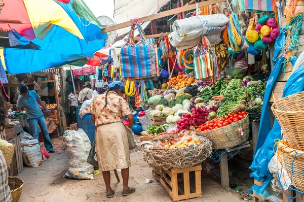 Em Honduras no Mercado — Fotografia de Stock