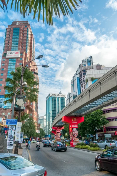 Gater i Kuala Lumpur – stockfoto