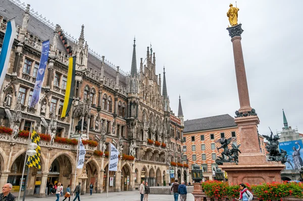 Marienplatz in München — Stockfoto