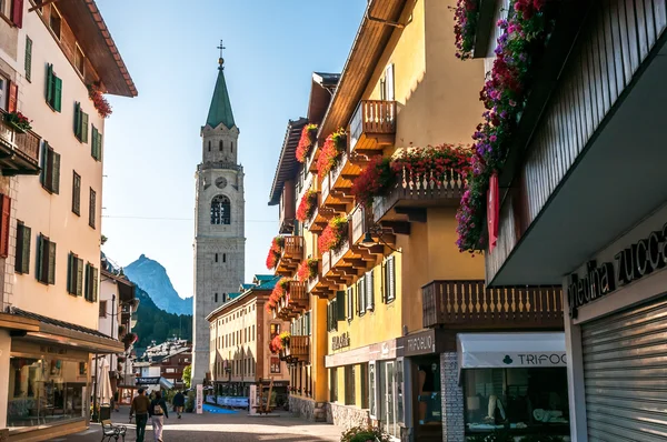 Cortina d Ampezzo — Zdjęcie stockowe